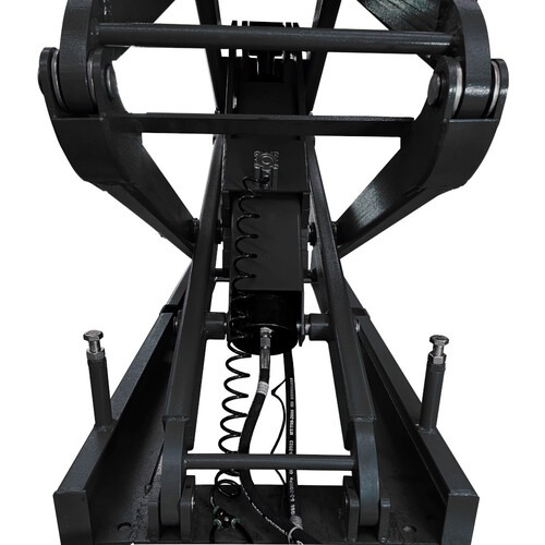 Elevador automotivo hidr�ulico pantogr�fico 3,5 T de embutir monof�sico preto - REPEI35  220V