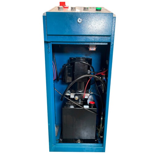 Elevador automotivo hidr�ulico pantogr�fico 3,5 T de sobrepor monof�sico azul - REPSI35  220V