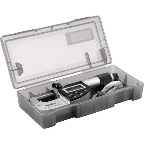 Micrometro externo 0 - 25 mm exatid�o de 0,002 mm - MD 025