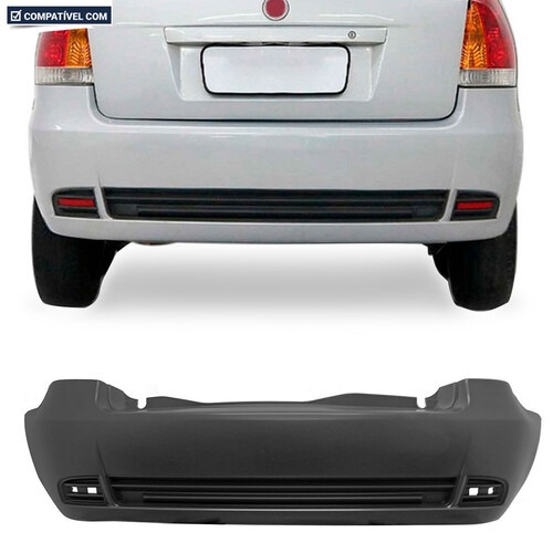 Para-choque Palio Economy 2010 a 2014 traseiro cinza - 3259