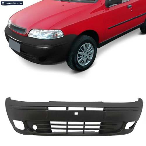 Para-choque Strada Working Restyling 2002 a 2007 dianteiro preto - 3264