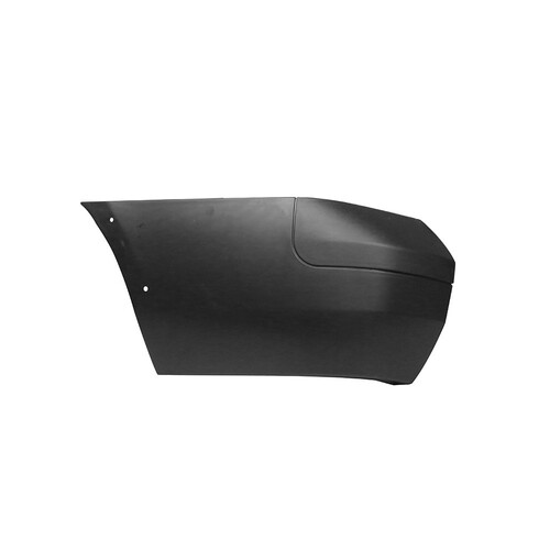 Para-choque Saveiro G5 2009 a 2013 Saveiro G6 2013 a 2016 traseiro esquerdo preto liso - 6482