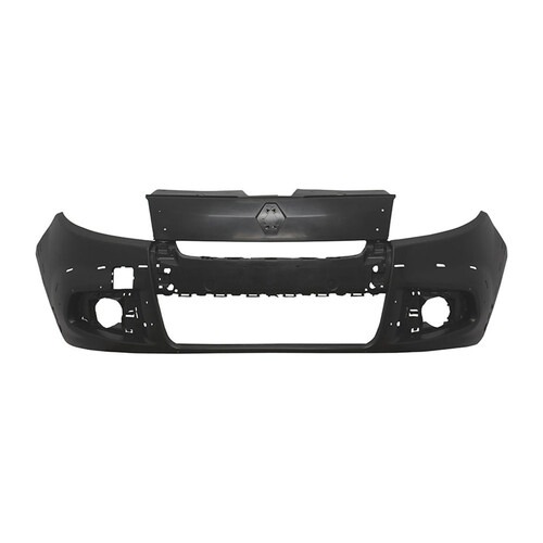 Para-choque Sandero Stepway 2012 a 2014 dianteiro preto liso - 4107