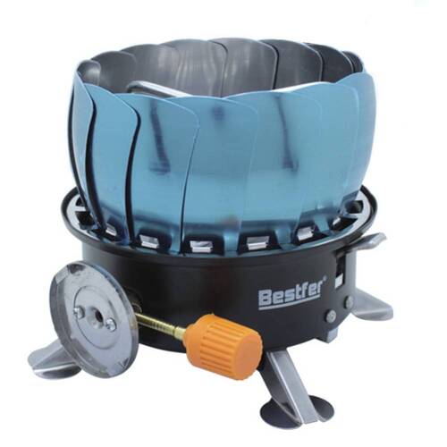 Fogareiro portátil a gás paleta corta-vento com acendimento automático - BFH3008 Fogareiro portátil a gás paleta corta-vento com acendimento automático - BFH3008