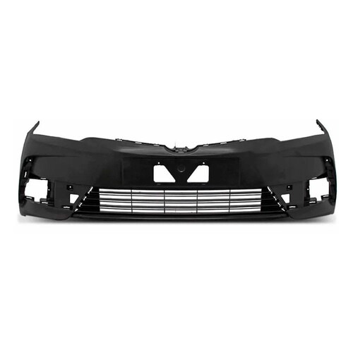 Para-choque Corolla 2017 a 2019 dianteiro preto liso - 7030