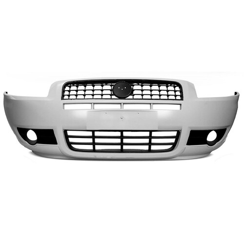 Para-choque Strada Working 2009 a 2013 dianteiro primer com furos laterais com farol - 3433