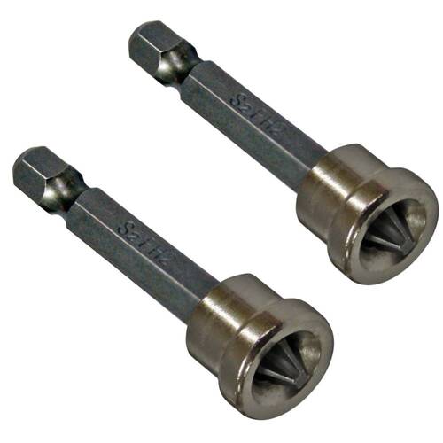 Jogo de bits phillips com limitador ph2 x 50 mm encaixe 1/4 Jogo de bits phillips com limitador ph2 x 50 mm encaixe 1/4