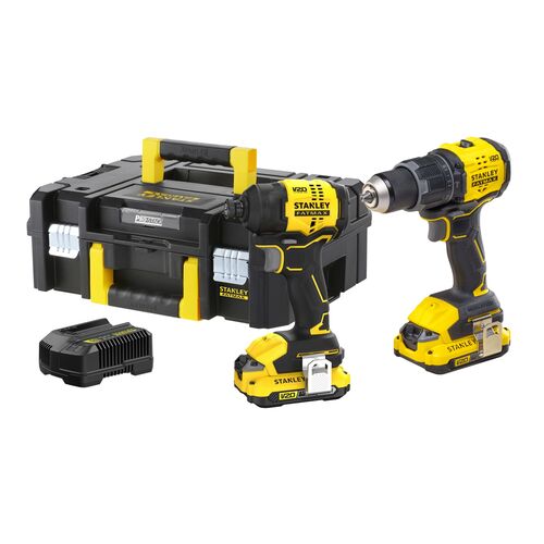 Combo Furadeira Parafusadeira de Impacto 20V SBD716 + Parafusadeira de Impacto 20V SBI811 - SBDI466D2T   110V/220V