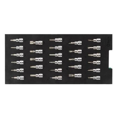 Jogo de soquete com ponta encaixe 3/8