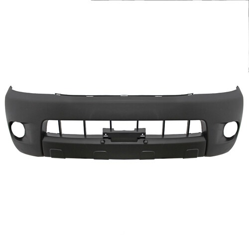 Para-choque Hilux 2005 a 2008 dianteiro preto furo para moldura - 7003