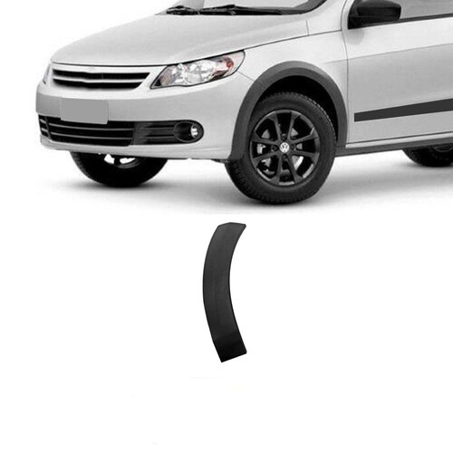Moldura lateral Saveiro G5 2008 a 2012 dianteiro esquerdo preto texturizado - 6626