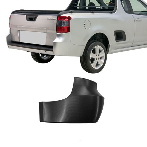 Para-choque Montana 2010 a 2021 traseiro esquerdo preto liso - 1785