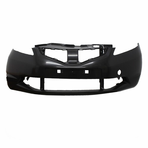 Para-choque Fit 2009 a 2012 dianteiro preto - 8075