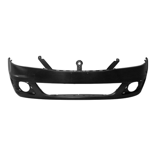 Para-choque Logan 2010 a 2014 dianteiro preto com furo para farol - 4050