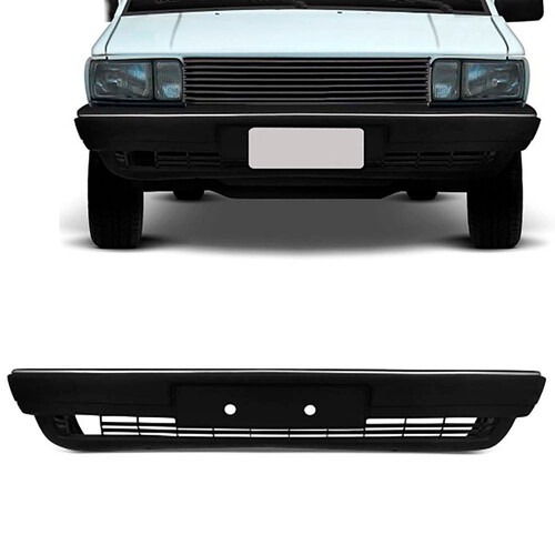 Para-choque Santana Gl 1987 a 1991 dianteiro preto texturizado - 6109