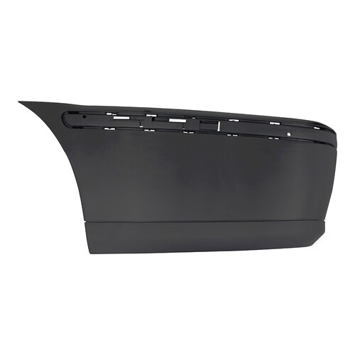 Para-choque Saveiro G3 2000 a 2003 traseiro esquerdo preto liso parcial - 6489