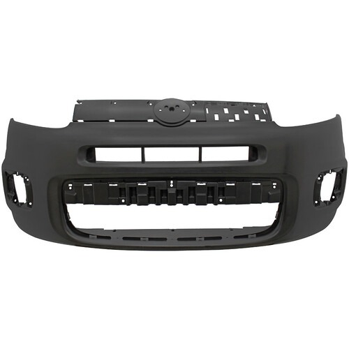 Para-choque Uno Uno Vivace/ Attractive/ Evolution 2014 a 2016 dianteiro preto - 3463