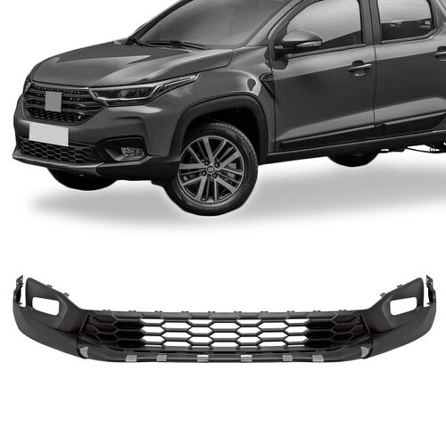 Para-choque Strada Volcano 2020 a 2023 dianteiro inferior com furo - 3585