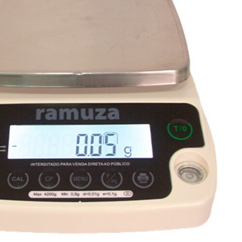 Balan�a digital de precis�o 6200g x 0,01g com prato inox - Precisa 6200.2  110V/220V