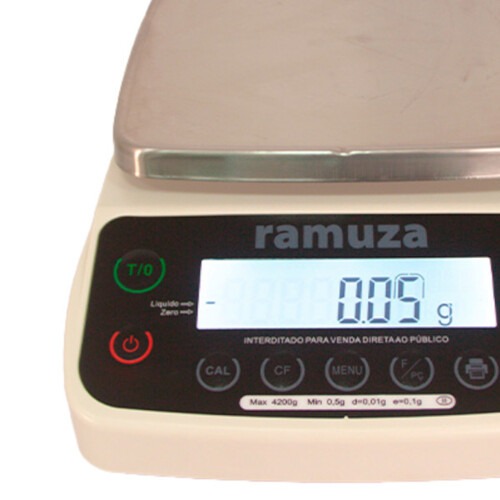 Balan�a digital de precis�o 6200g x 0,01g com prato inox - Precisa 6200.2  110V/220V