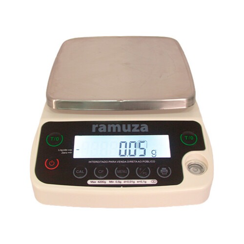 Balan�a digital de precis�o 6200g x 0,01g com prato inox - Precisa 6200.2  110V/220V