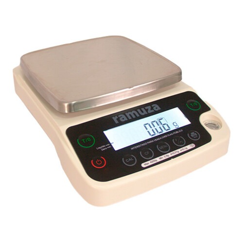 Balan�a digital de precis�o 6200g x 0,01g com prato inox - Precisa 6200.2  110V/220V