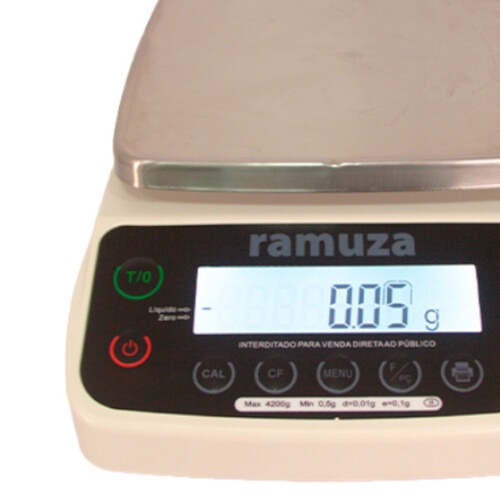 Balança digital de precisão 4200g x 0,01g com prato inox - Precisa 4200.2 110V/220V Balança digital de precisão 4200g x 0,01g com prato inox - Precisa 4200.2 110V/220V