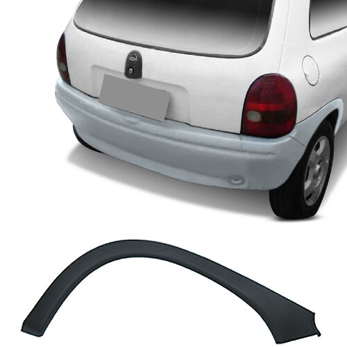 Moldura Para-lama Corsa Wind/Super 1994 a 1999 traseiro esquerdo preto texturizado - 163PTE
