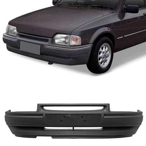 para-choque Escort 1987 a 1992 dianteiro grafite com alma pl�stica - 2645