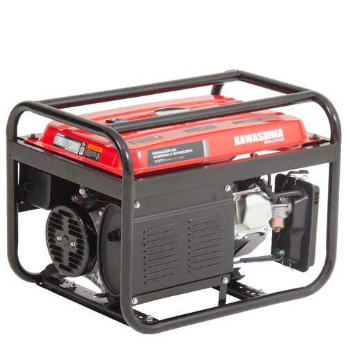 Gerador de energia 3 Kva a gasolina partida manual com AVR bivolt - GGN 3100  110V/220V