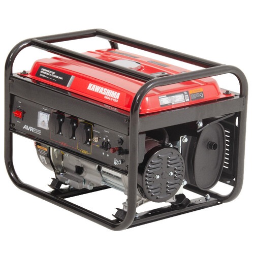 Gerador de energia 3 Kva a gasolina partida manual com AVR bivolt - GGN 3100  110V/220V