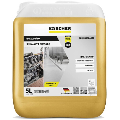 Detergente desengraxante ultra concentrado 5 Litros - PressurePro RM 31