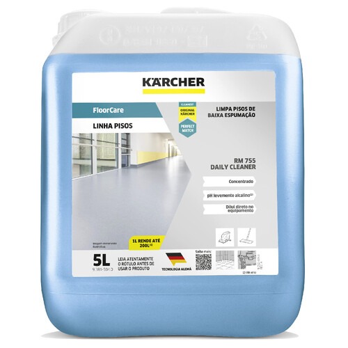 Detergente limpeza di�ria concentrado 5 Litros - FloorCare RM 755