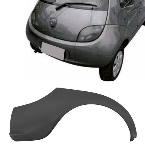 Para-choque KA 1997 a 2002 traseiro lado direito preto - 2621P