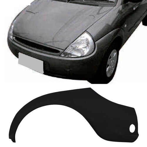 Para-choque KA traseiro lado esquerdo preto - 2631P