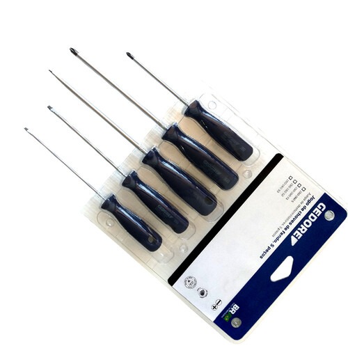 Jogo de chave de fenda e phillips com 5 pe�as - 150-160S1