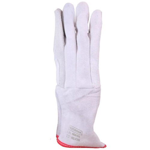 Luva de raspa com reforço 15 cm - RLL-LR15 Luva de raspa com reforço 15 cm - RLL-LR15