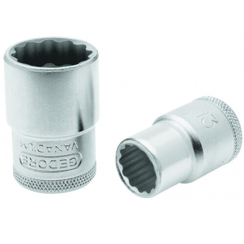 Soquete estriado encaixe 1/2