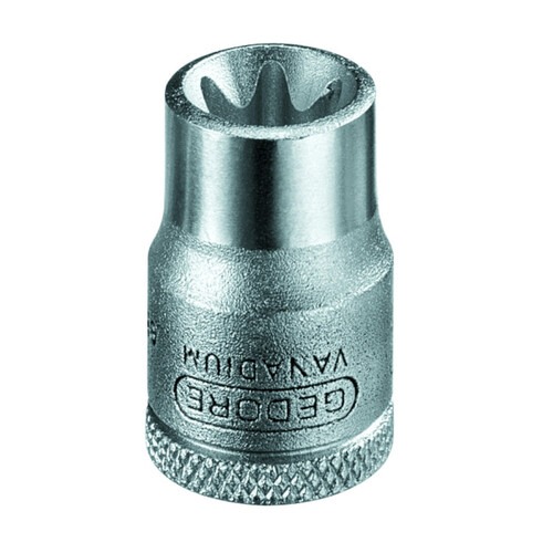 Soquete tipo hexalobular encaixe 3/8