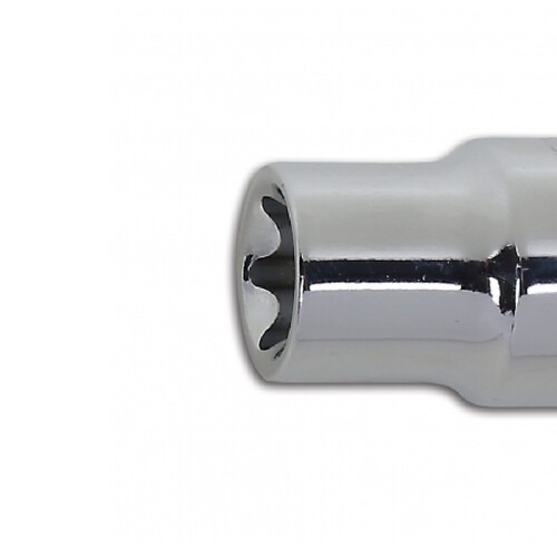 Soquete hexalobular E18 encaixe 1/2