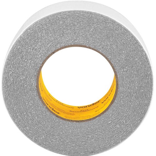 Fita adesiva antiderrapante transparente 50mm x 15m Fita adesiva antiderrapante transparente 50mm x 15m