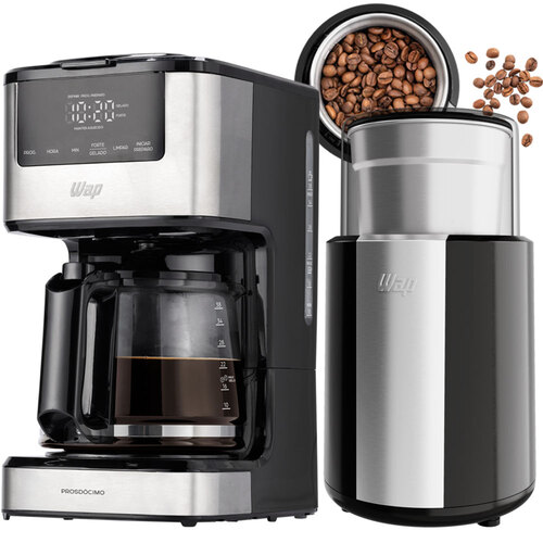Cafeteira el�trica digital program�vel Prosd�cimo WCD1500 + Moedor de caf� el�trico WMC200  220V
