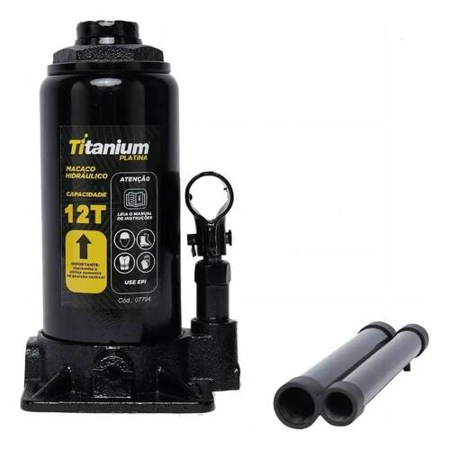 Macaco hidr�ulico tipo garrafa 12 toneladas - 7794