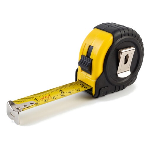 Trena emborrachada com fita de a�o 25 mm x 5 m com trava  - 8632