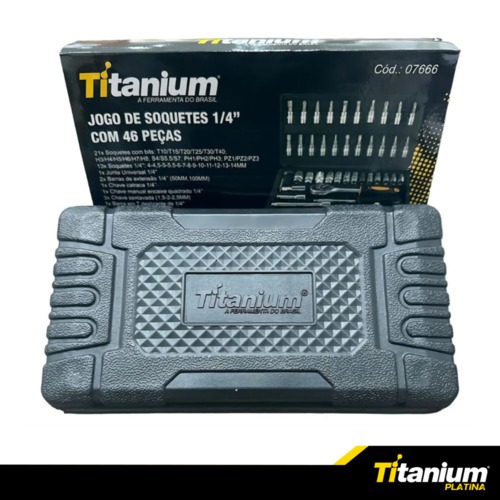 Jogo de soquete sextavado 4 a 14 mm encaixe 1/4