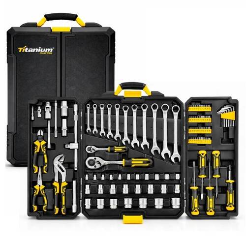 Jogo de ferramentas com 110 pe�as e maleta dobr�vel - 8727