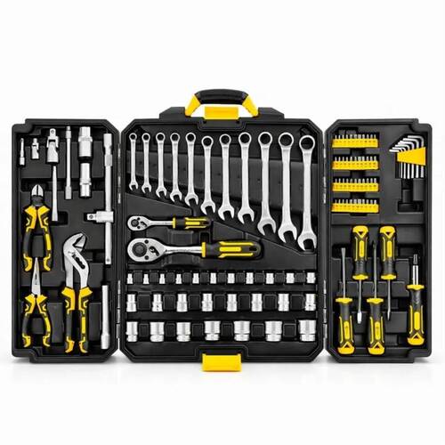 Jogo de ferramentas com 110 pe�as e maleta dobr�vel - 8727
