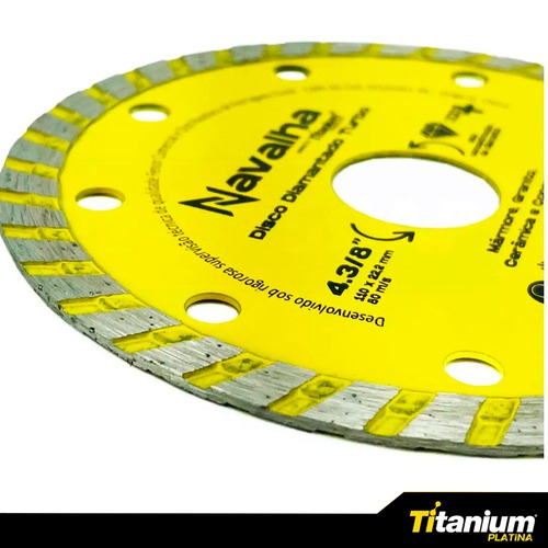 Disco diamantado turbo 110 mm para azulejo - 06052