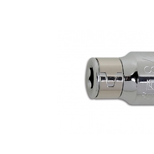 Soquete sextavado 6 mm encaixe 1/4