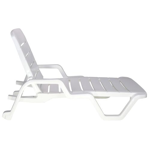 Kit 3 Espregui�adeiras em polipropileno 4 posi��es branca - Leblon